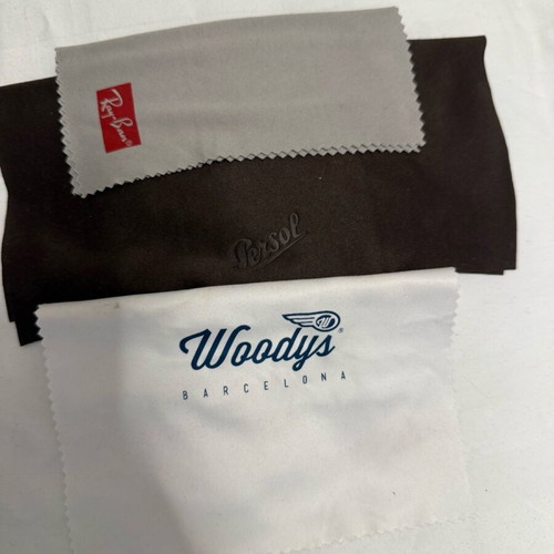Optical glasses cleaning cloths like new Ray Ban, Persol, Woodys Barcelona