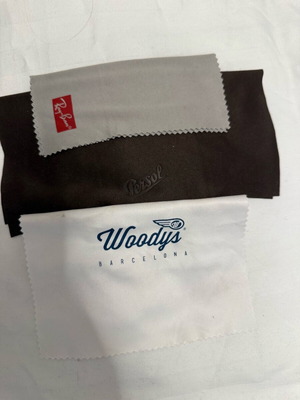 Optical glasses cleaning cloths like new Ray Ban, Persol, Woodys Barcelona