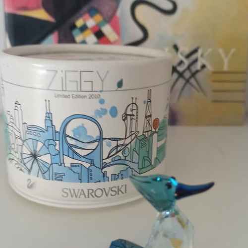 Swarovski Lovlots Ziggy the Woodpecker crystal collectible like new
