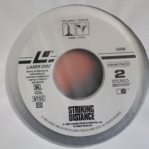 Striking Distance LaserDisc used, drama