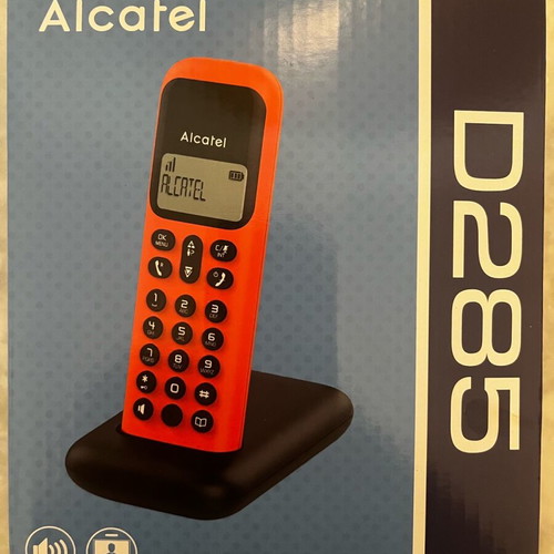 Σταθερό τηλέφωνο Alcatel ασύρματο πορτοκαλί σαν καινούργιο