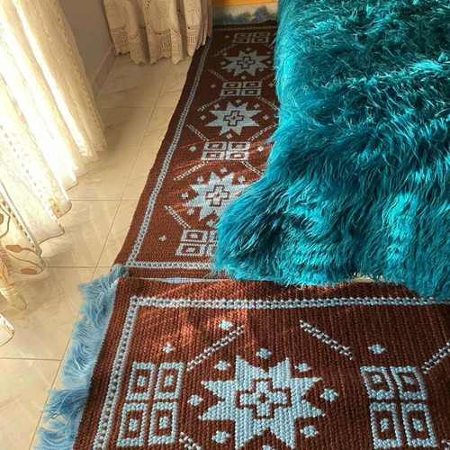 Handmade crochet rugs like new