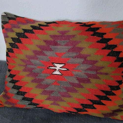 Woven traditional pillow like new, 60x45 cm, set of 2