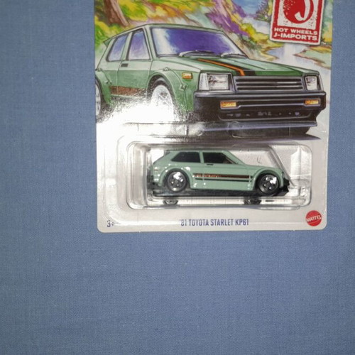 Hot Wheels J-Imports 91 Toyota Starlet KP61 new