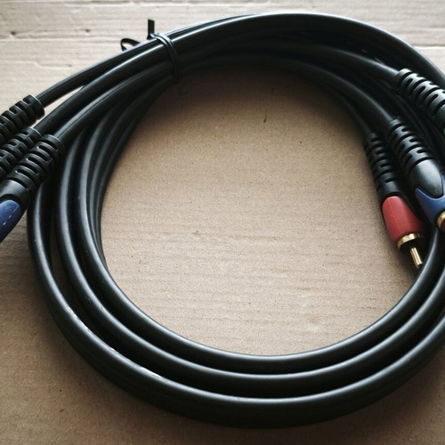 Component YUV (YPbPr) 3 RCA to 3 RCA male cable 1.5m