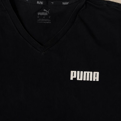 Puma V-Neck T-Shirt black size M like new