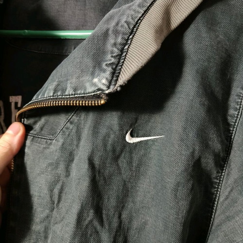 Nike jacket large used, blue winter