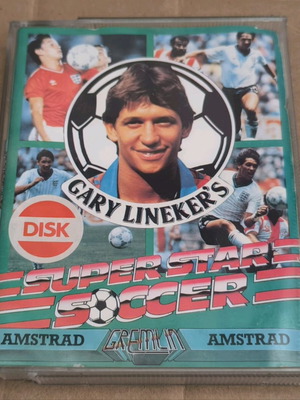 Gary Lineker's Superstar Soccer Amstrad Disk used