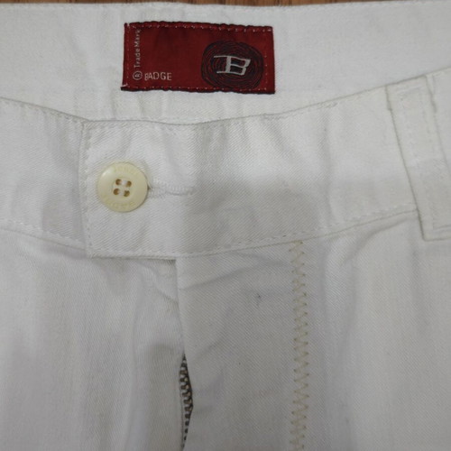 Badge White Men's Pants like new, size M