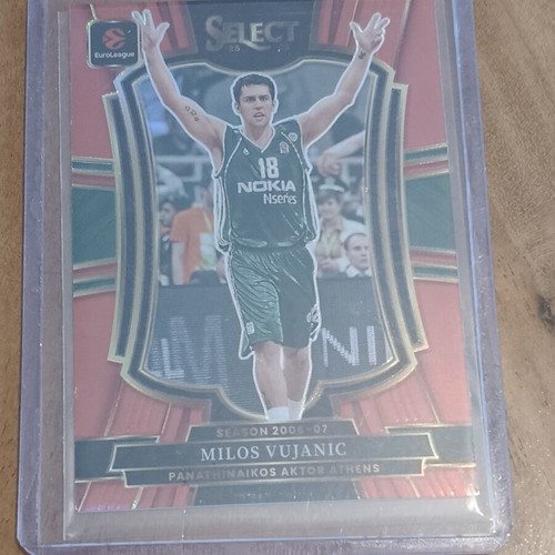 Milos Vujanic Premier lvl 199 Panathinaikos basketball card new