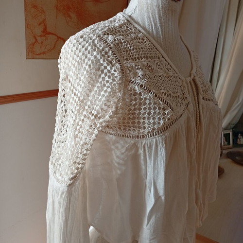 Cotton cardigan Berska like new, size Small, white