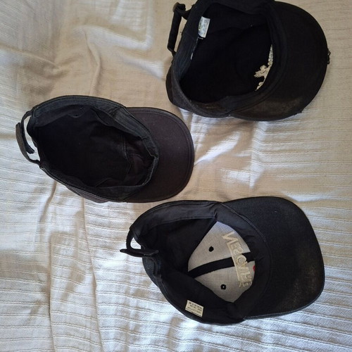 Hat set of 3 pieces, one used, two almost new, size L, black