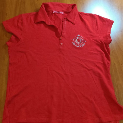 Alexander & Jacob Women's Red Polo Shirt XL like new