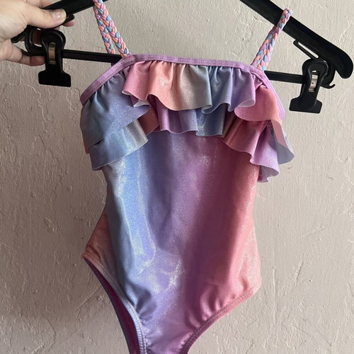 Primark sparkle girls bathing suit 4-5 years like new, 110 cm