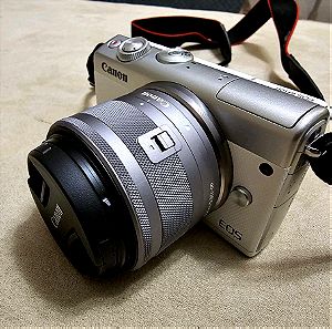 Canon EOS M100 + EF-M 15-45mm IS STM + EF-M 55-200mm f/4.5 -6.3 IS STM + EF-M 22mm f/2 STM
