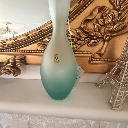 Baccarat vases like new, set of 2, made in Italy