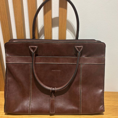 Bartuggi leather professional bag like new, brown