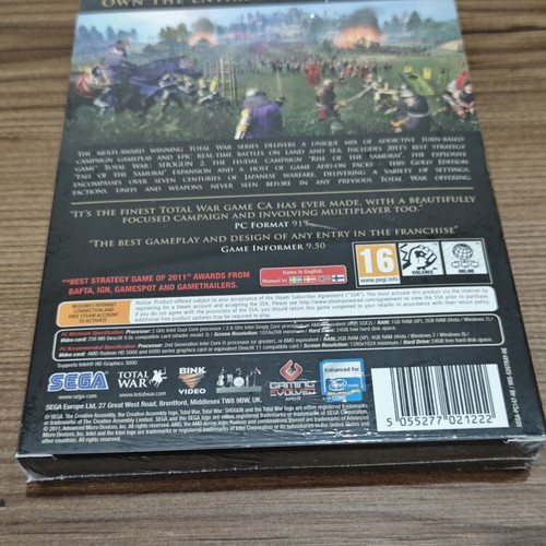 Total War Shogun 2 Gold Edition PC new, sealed