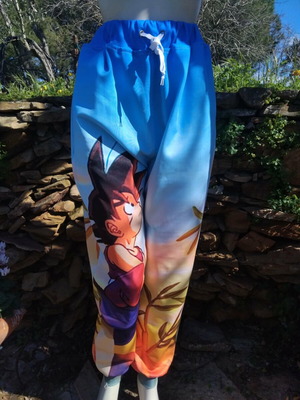 Son Goku sweatpants like new, unisex design