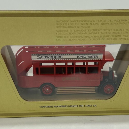 Matchbox 1978 Models of Yesteryear Y-23 A.E.C. S Type Omnibus 1922 new