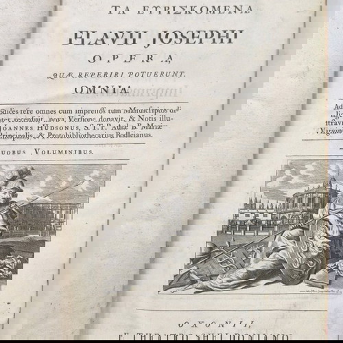Φλάβιος Ιώσηπος Τα Ευρισκόμενα 1720