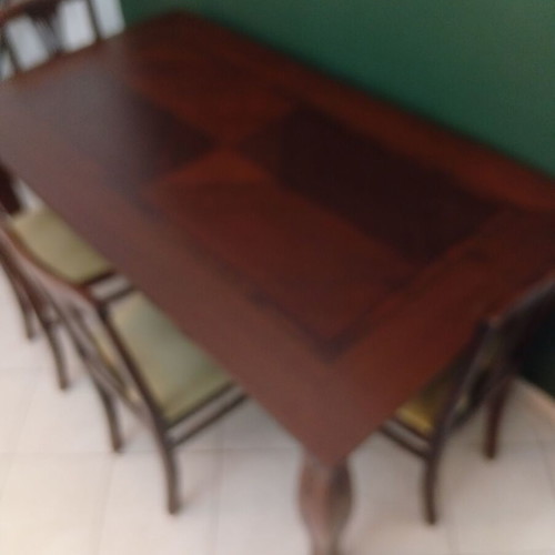Dining room furniture set with table, 4 chairs and coffee table