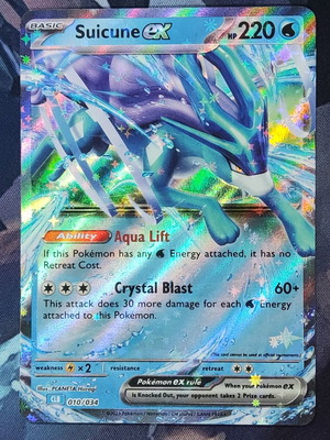 Suicune ex Pokemon card
