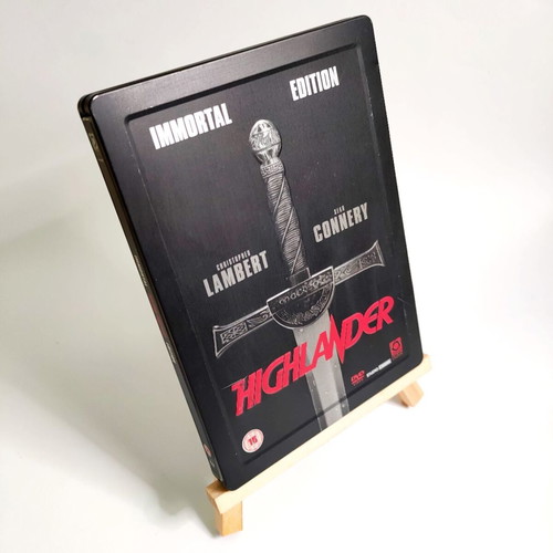 Highlander Immortal Edition Steelbook used, 2 DVD discs with English subtitles