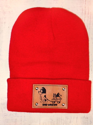 Bluey hat new, red, one size