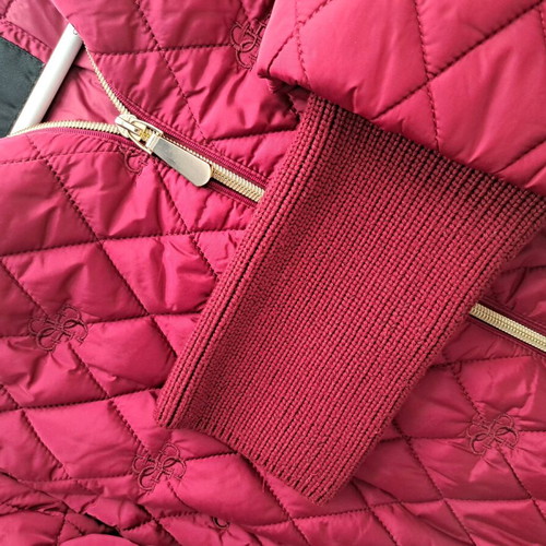 Guess women's jacket in burgundy, like new, size M