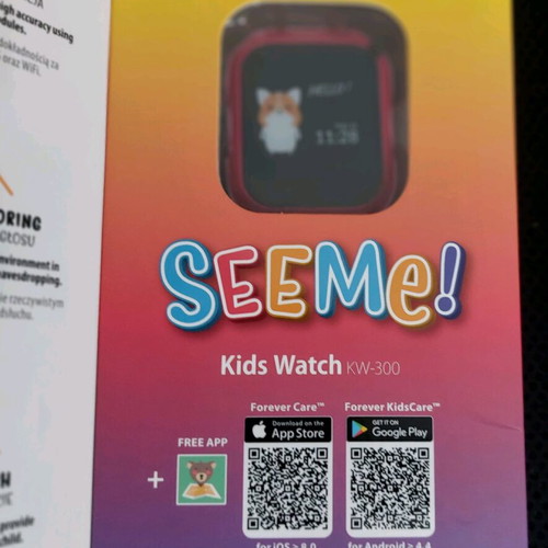 Forever See Me KW-300 Kids Smartwatch, new, pink