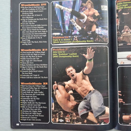 WWE Magazine Big Time Wrestlemania 22 Retro used