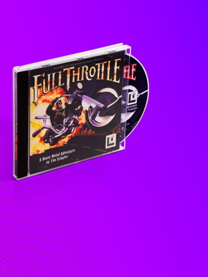 Full Throttle PC CD-ROM μεταχειρισμένο, αυθεντικό, 1995