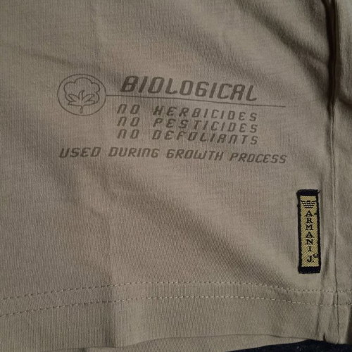 Armani Jeans bio T-shirt used size M beige