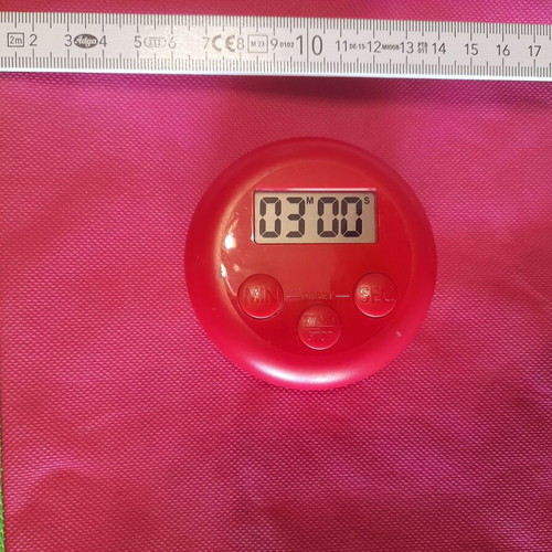 Spitishop digital kitchen timer like new, red plastic