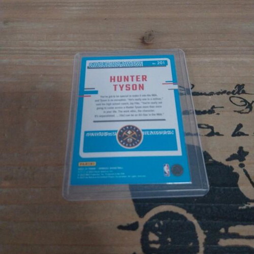 Hunter Tyson Panini Donruss Rookie Card like new