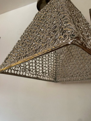 Room light new with modern metal weave design