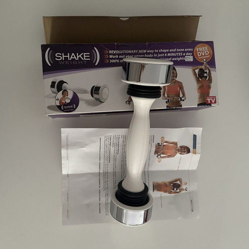 Shake Weight 2.5 lbs gym dumbbell like new with box