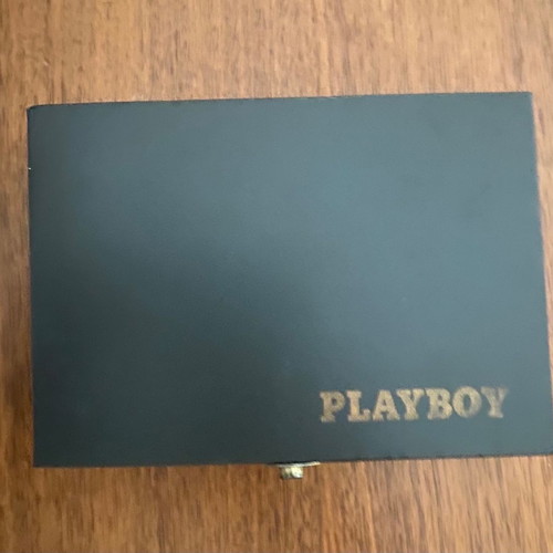 Playboy collectible playing cards in case, new, set of 2