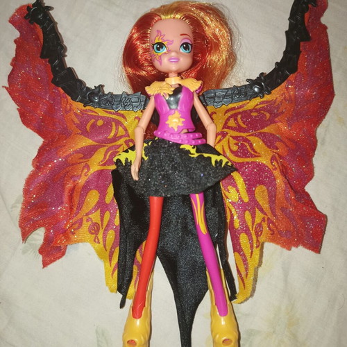 Doll like new with moving legs and wings