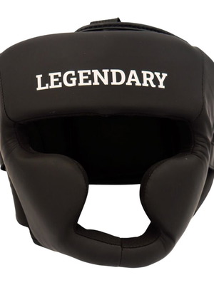 Legendary MMA Headgear Black PU High Quality Large New