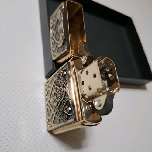 Zippo Viking Limited Edition lighter new, collectible brass design