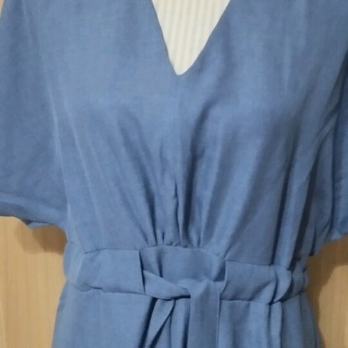 Trendyol blue midi dress size 42 xl used
