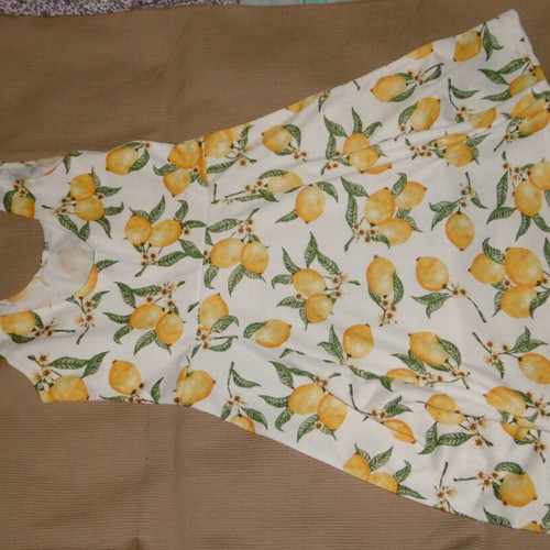 H&M dress with lemons new, size 40/L mini
