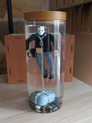 3D Jason Voorhees με λαμπά νερού πολλαπλών χρωμάτων καινούργιο