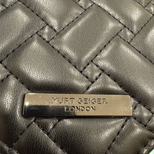 Kurt Geiger London Kensington shoulder bag, black quilted