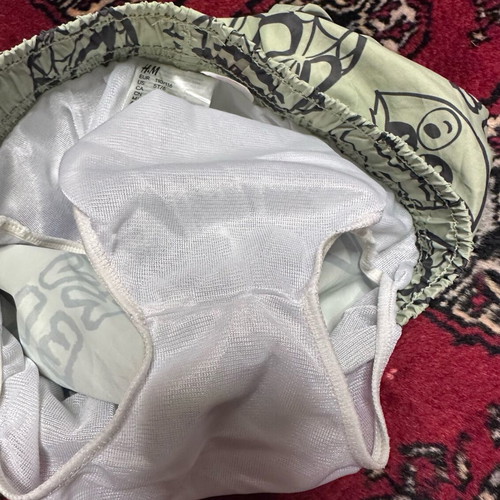 H&M Marvel swimwear like new for 4 years old, green