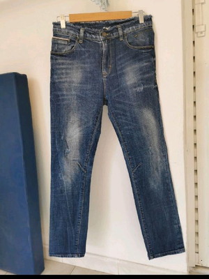 Τζιν σκουρο μπλε bershka No38