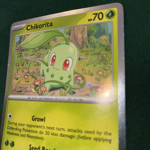 Pokémon TCG Chikorita Cosmos Holo new