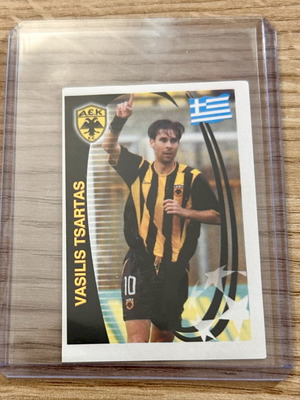 Vasilis Tsartas AEK Europe’s Champions 2002-03 sticker like new